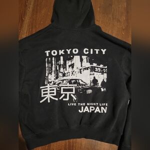 Black Tokyo City Hoodie